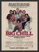 The Big Chill Movie Premiere 1980s Print Advertisement Ad 1983 Fetch the Paper!
