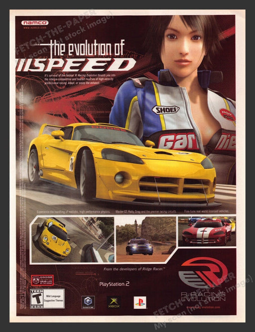 2004 The Evolution of Speed Video Game Print Advertisement