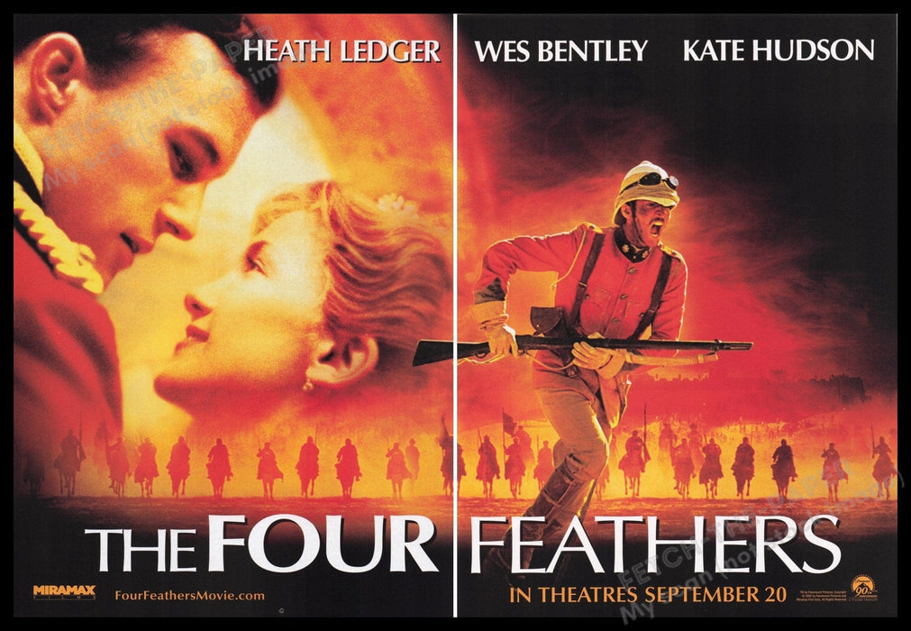 The Four Feathers 2000s Print Advertisement (2 pages) 2002 Movie Release Fetch the Paper!