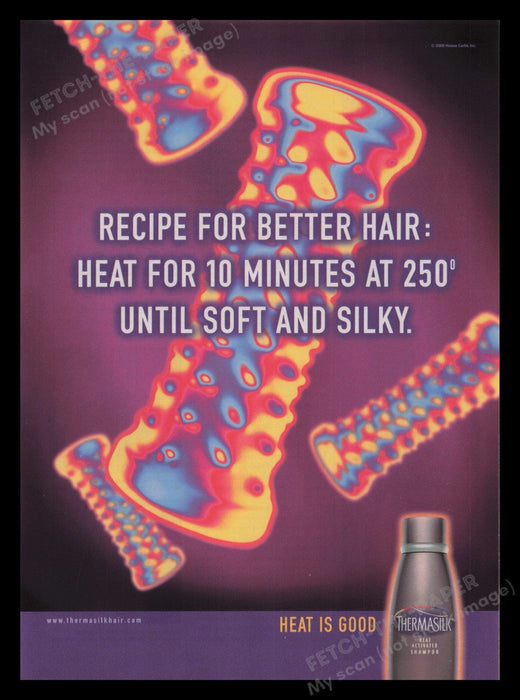 Thermasilk "Heat is Good" 2000s Print Advertisement 2000 Fetch the Paper!