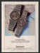 Tiffany & Co. 1980s Print Advertisement Ad 1983 Watch The Omega Manhattan Fetch the Paper!