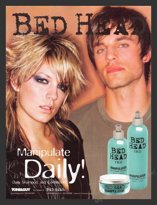 2004 Bed Head TIGI Manipulate Daily Print Advertisement Ad