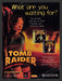 1998 Tomb Raider Starring Lara Croft Video Game Print Advertisement