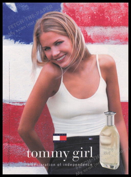 Tommy Girl 1990s Print Advertisement Ad 1999 Fetch the Paper!