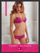 Tommy Hilfiger 2000s Print Advertisement 2004 Intimates Pink Bra & Panties Model Fetch the Paper!