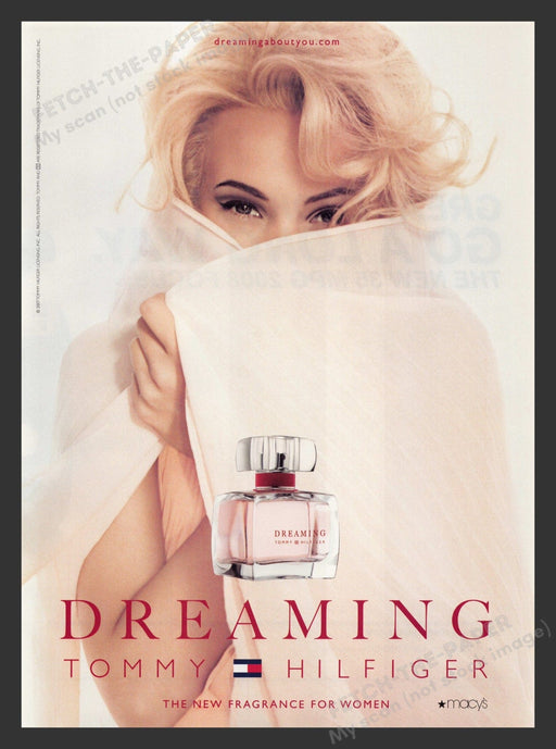 Tommy Hilfiger Dreaming Fragrance Sexy Blonde 2000s Print Advertisement Ad 2008 Fetch the Paper!
