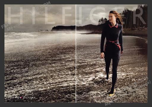 2007 Print Advertisement 2 Page Tommy Hilfiger Ocean Sportswear Clothing Ad.