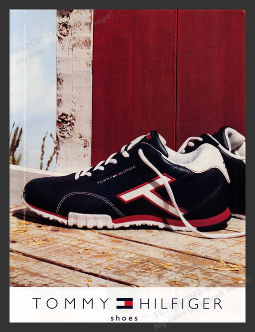 2002 Tommy Hilfiger Shoes / Footwear Print Advertisement.