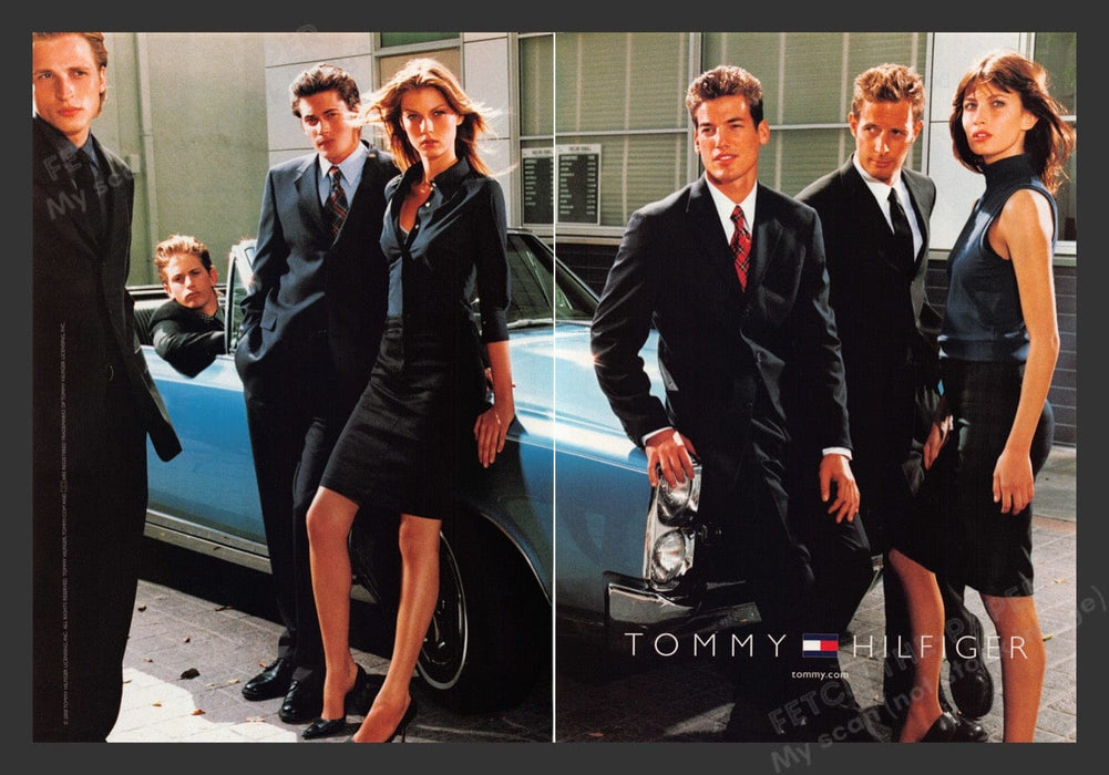 2000 Tommy Hilfiger Suits & Work Fashion Print Advertisement (2 Pages)