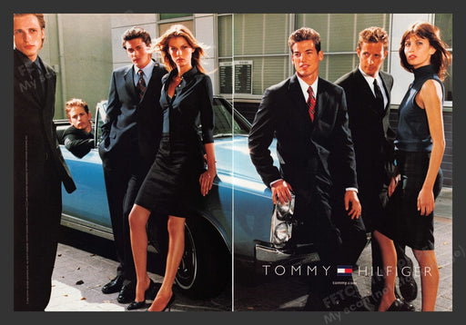 2000 Tommy Hilfiger Suits & Work Fashion Print Advertisement (2 Pages)