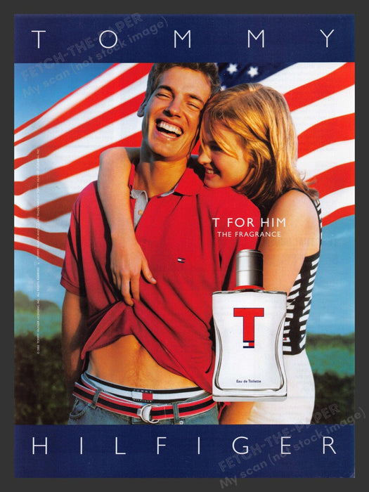 2002 Tommy Hilfiger T for Him Fragrance Print Advertisement Ad.