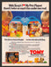 1985 Tomy Preschool Toys I Love My Pets Playset Print Advertisement Ad
