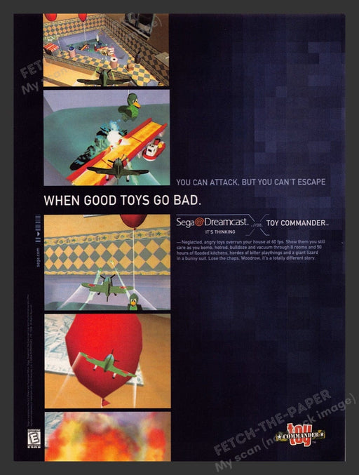 2000 Toy Commander Video Game Print Advertisement