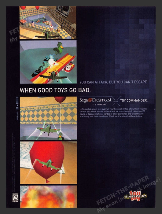 2000 Toy Commander Video Game Print Advertisement