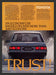 1983 Toyota Corolla "Trust!" Print Advertisement Ad