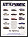 1997 Toyota Vehicle Line Up Print Advertisement Ad