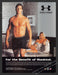 2003 Under Armour Boxer Briefs Sexy Athlete in Bed  Print Advertisement Ad.