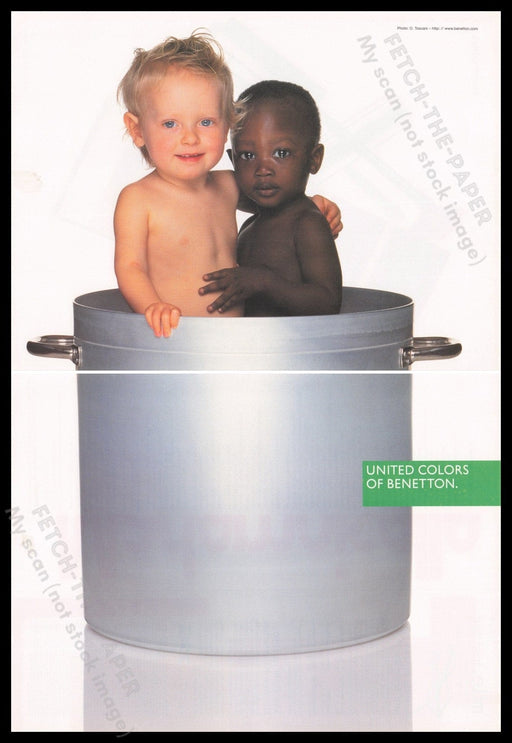 United Colors Of Benetton 1990s Print Advertisement (2 pages) 1999 Fetch the Paper!
