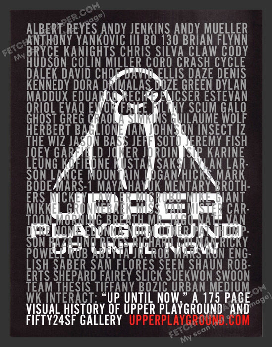 2006 Upper Playground Gallery Fifty24SF Gallery Promo Print Advertisement Ad.