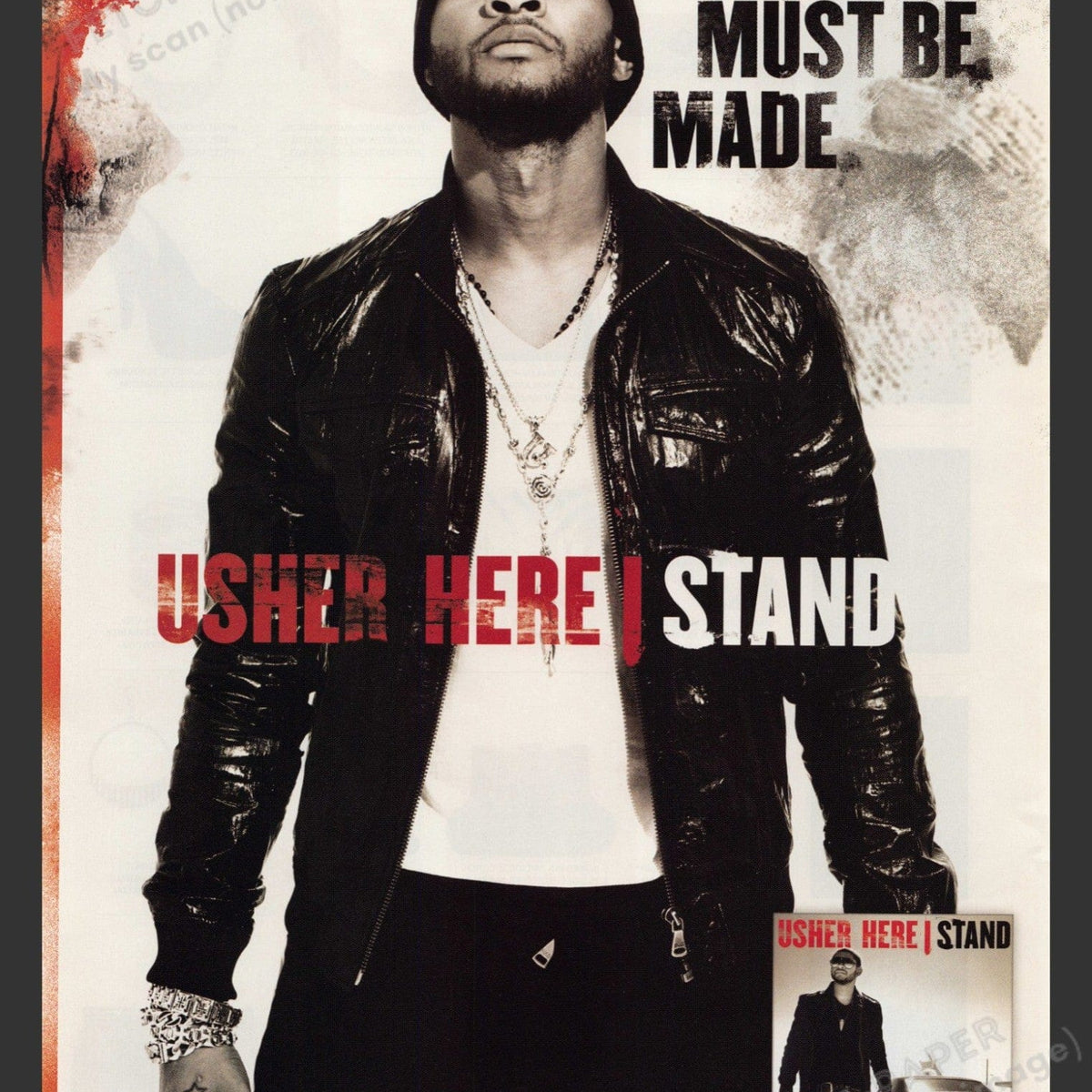Usher Here I Stand Cover USHER HERE I STAND [UK BONUS TRACKS] NEW CD