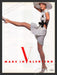 1990 Valentino Boutique Long Legs! Dress & Hat Print Advertisement Ad