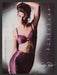 Vanity Fair 1990s Print Advertisement 1991 Lingerie Satin Slip Purple Model Fetch the Paper!