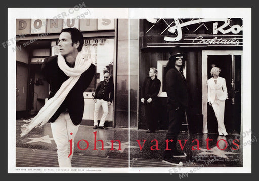 2007 Print Advertisement 2 Pg Velvet Revolver Hollywood Blvd Photo by D. Clinch.