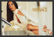 Versace 2000s Print Advertisement (2 pages) 2005 Demi Moore Sexy Legs Actor Fetch the Paper!