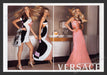 Versace 2000s Print Advertisement (2 pages) 2007 Legs Models Fashion Dresses Fetch the Paper!