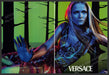 Versace Clothing 1990s Print Advertisement (2 pages) 1999 Forest Colorful Model Fetch the Paper!