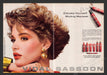1984 Vidal Sassoon Styling Mousse Short Hair Model Print Advertisement (2 Pages)