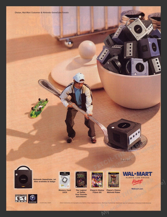 2004 Wal-Mart Nintendo Game Cube Bowl Video Game Print Advertisement
