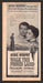 1956 Walk the Proud Land Movie Release Print Advertisement Ad