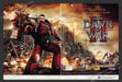 2009 Print Advertisement 2 Page Warhammer 40,000: Dawn of War II Video Game Ad.