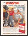 1956 Winston Cigarettes Photographer Bob Cummings Print Advertisement Ad