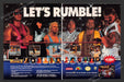 1993 Print Advertisement 2 Page WWF Royal Rumble Wrestling Video Game Ad.