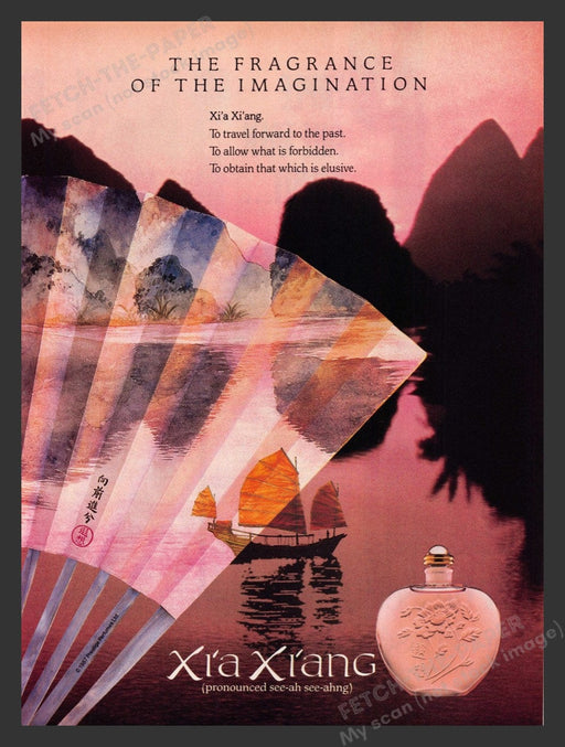 1987 Xi'a Xi'ang Fragrance Asian Print Advertisement Ad