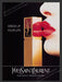 Yves Saint Laurent "Dress Your Lips" Perfume 1990s Print Advertisement Ad 1992 Fetch the Paper!
